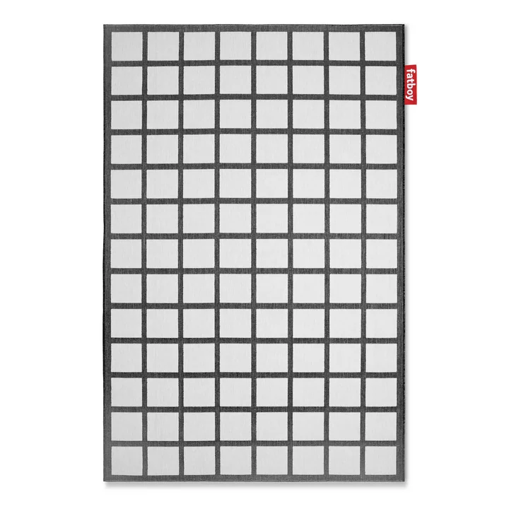 Fatboy - Carpretty Grand Checky outdoor rug, 200 x 290 cm, black / white