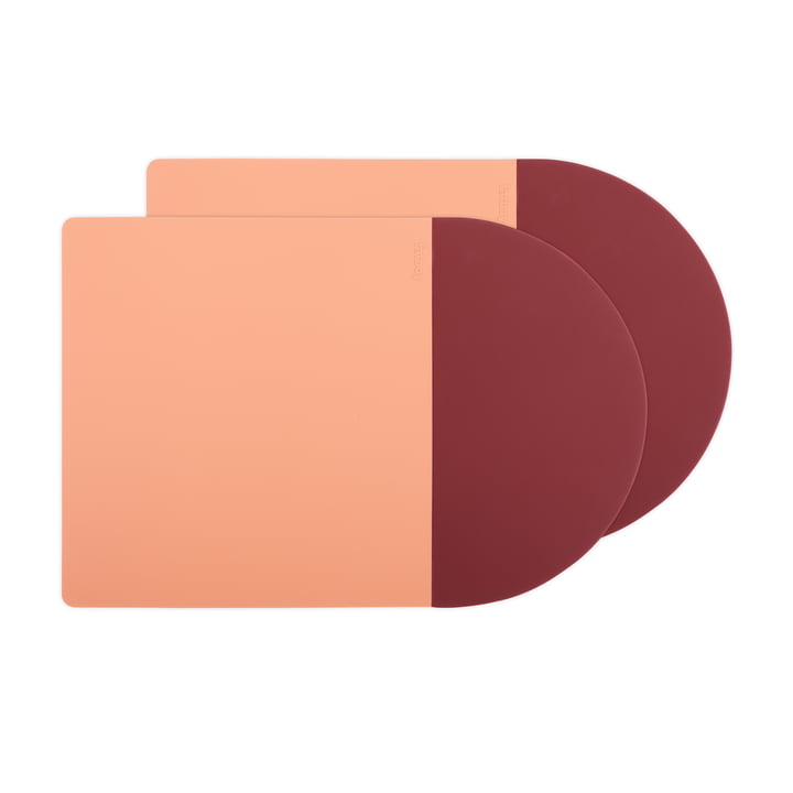 Placemaster Placemat 43 x 30 cm, peachy rosso (set of 2) from Fatboy