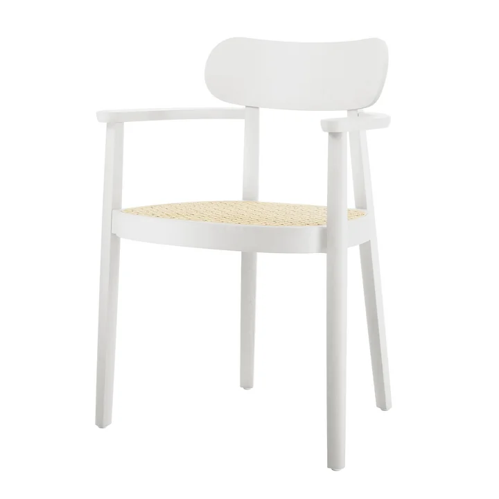 Thonet - 118 FV Armchair wickerwork, white