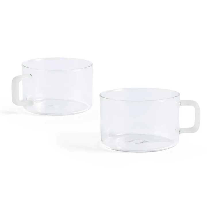 Brew Mug, jade white (set of 2) by HAY