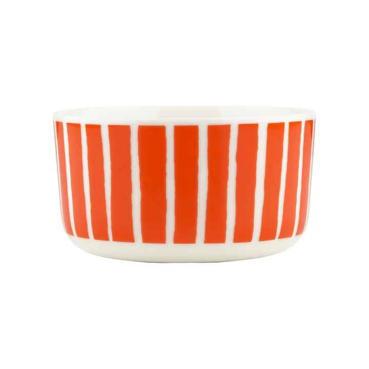 Oiva Piccolo bowl, 500 ml, white / orange by Marimekko
