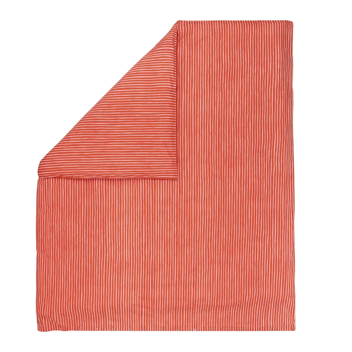 Piccolo comforter cover, 210 x 210 cm, warm orange / pink by Marimekko