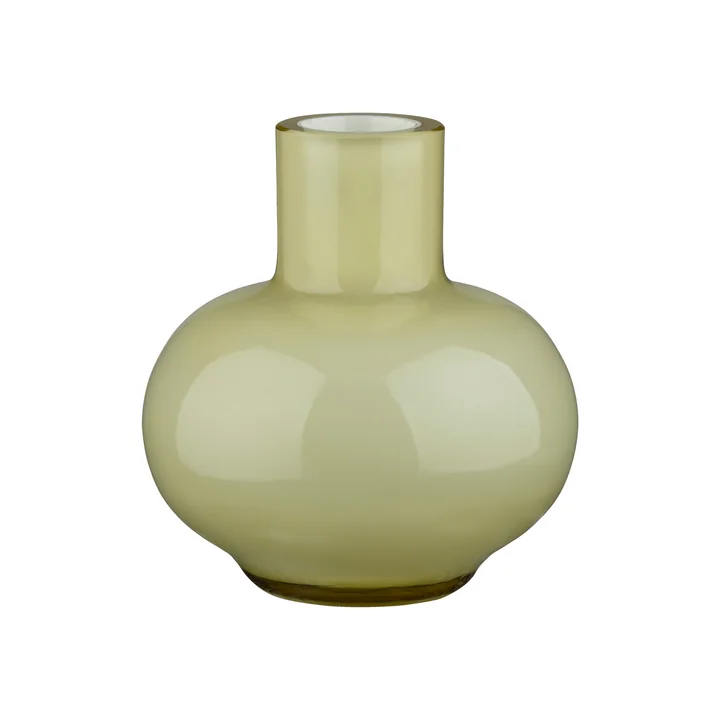 Marimekko - Mini Vase, Ø 5.5 x H 6 cm, white asparagus