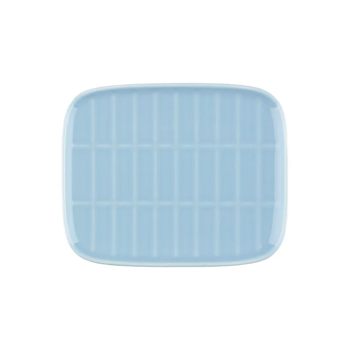 Marimekko - Tiiliskivi Serving platter, 15 x 12 cm, light blue