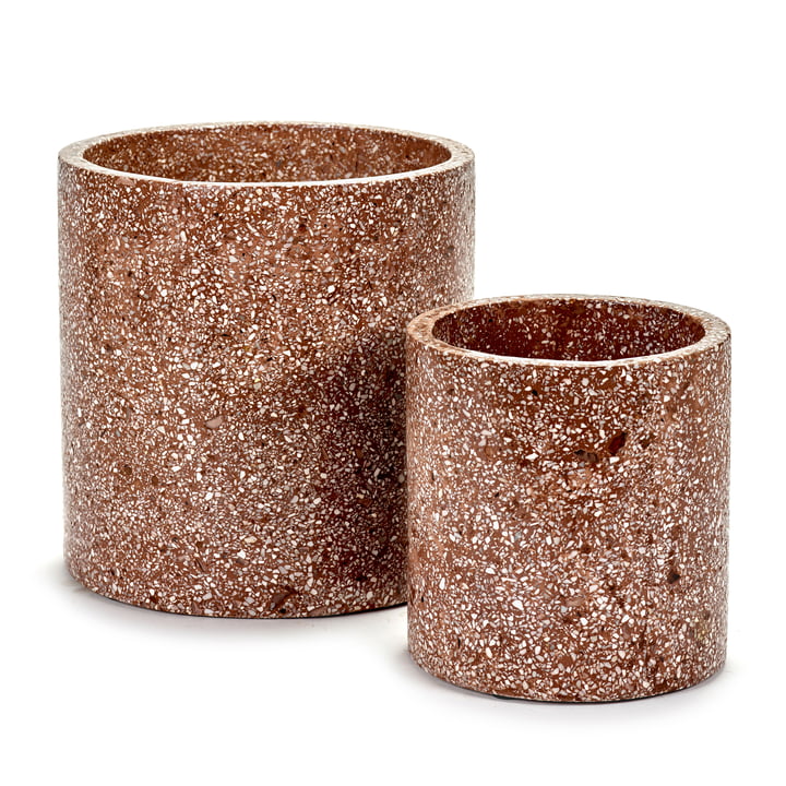 Terazzo flower pot from Serax