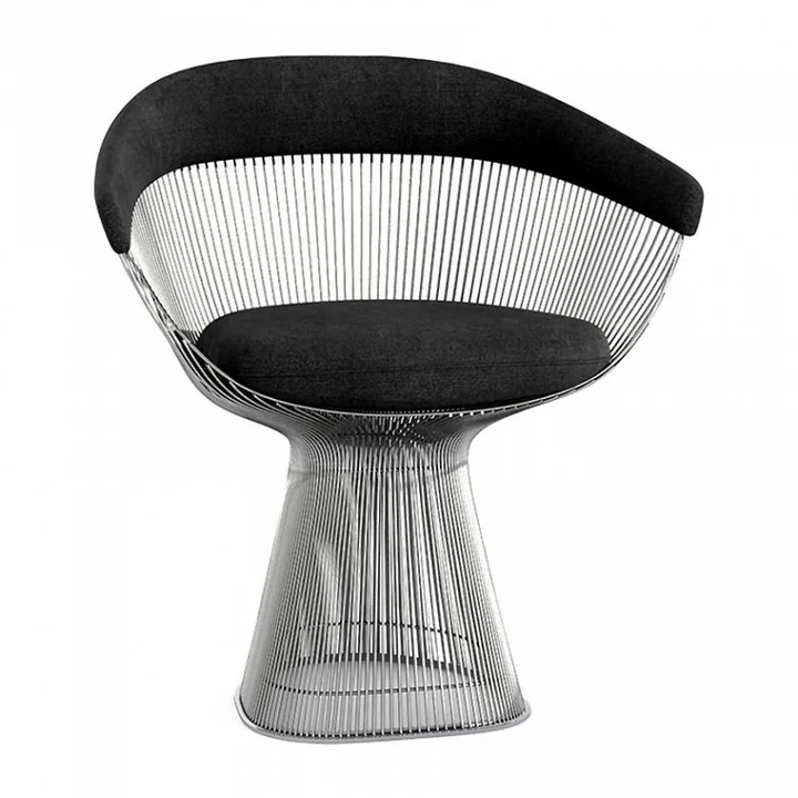 Knoll - Platner Armchair, black / Cover Circa Black K105413