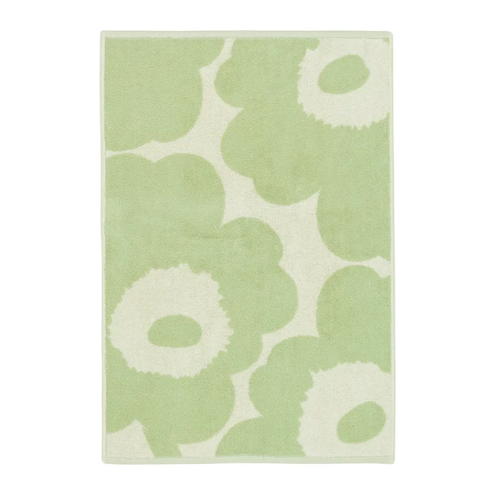 Marimekko - Unikko Towel, 50 x 70 cm, off-white / sage
