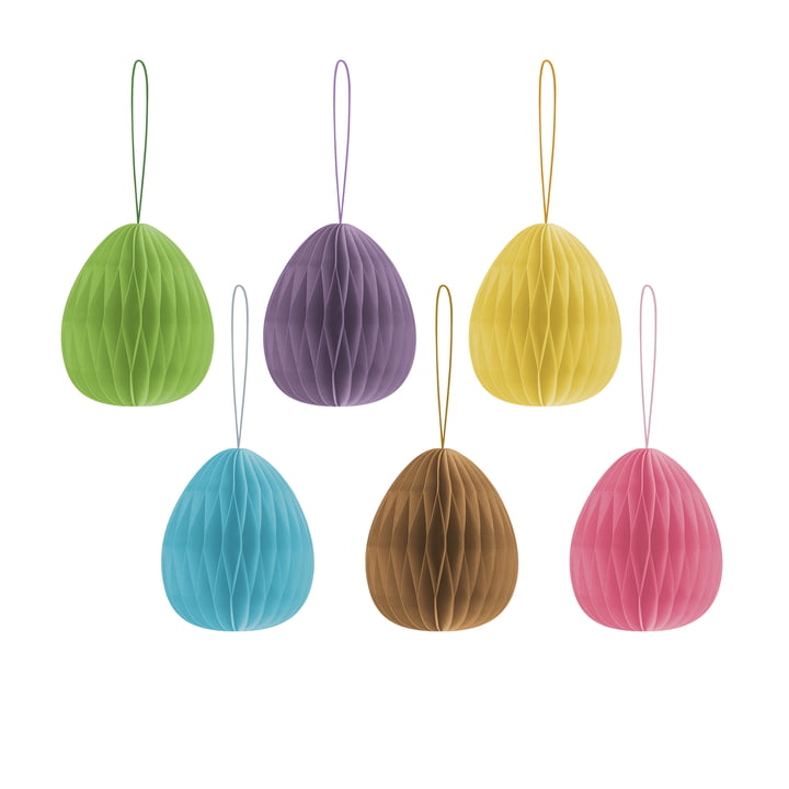 Oval tree decoration (set of 6) from Remember