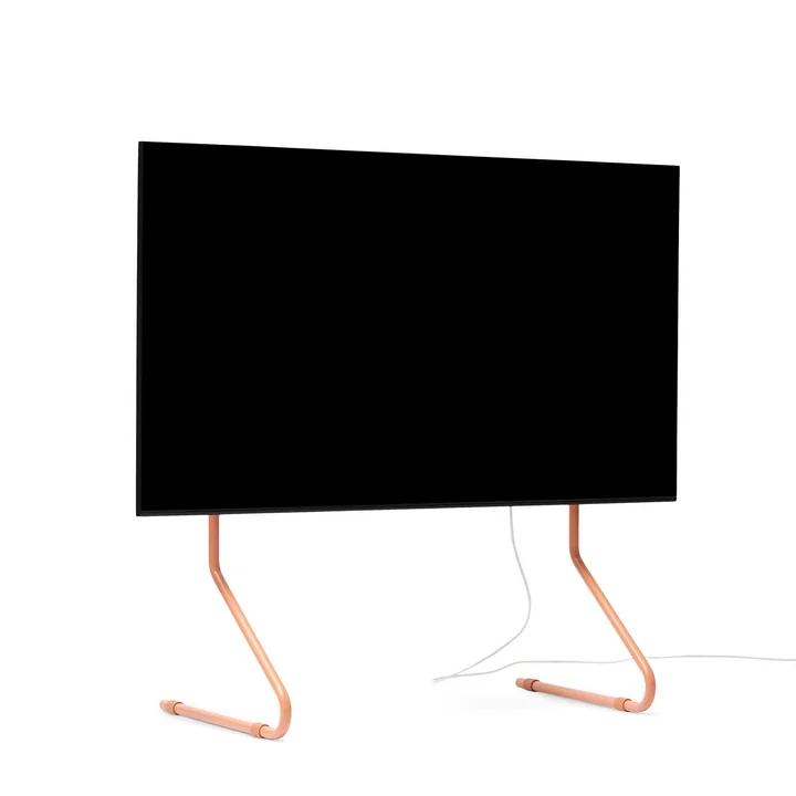 Pedestal - Sway TV stand, 40 - 70 inch, dusty rose