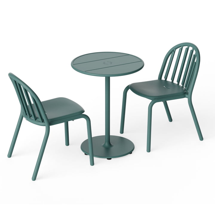 Fatboy - Fred's outdoor table Ø 60 cm + chair (set of 2) | Connox