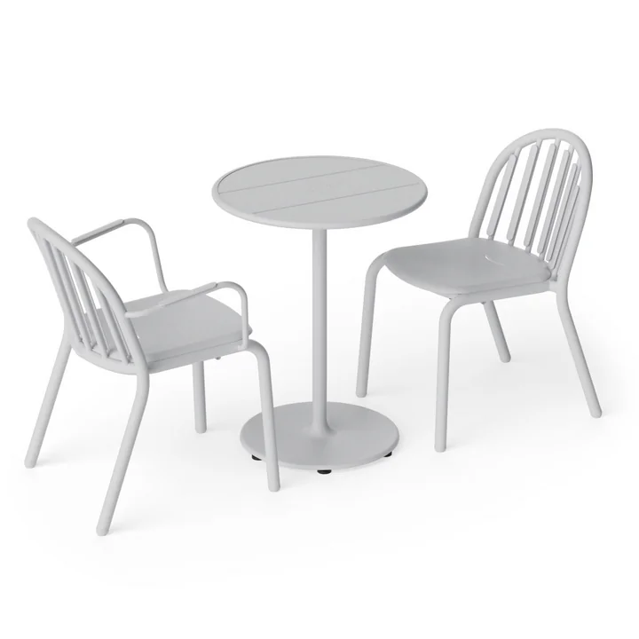 Fred's outdoor table Ø 60 cm + chair (set of 2) by Fatboy