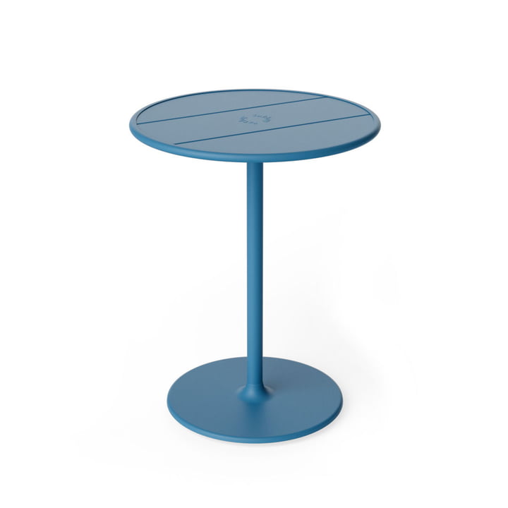 Fred's outdoor table Ø 60 cm, wave blue (Exclusive Edition) by Fatboy