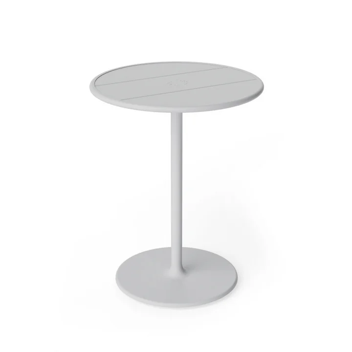 Fred's outdoor table Ø 60 cm, light gray (Exclusive Edition) by Fatboy