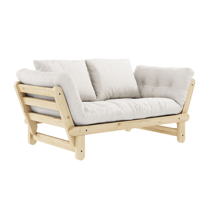 Beat sofa bed, natural pine / natural by Karup