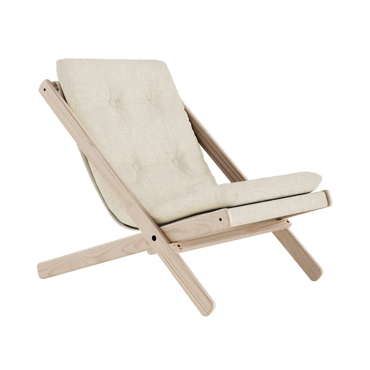 Boogie Folding chair, beech / linen from Karup Design