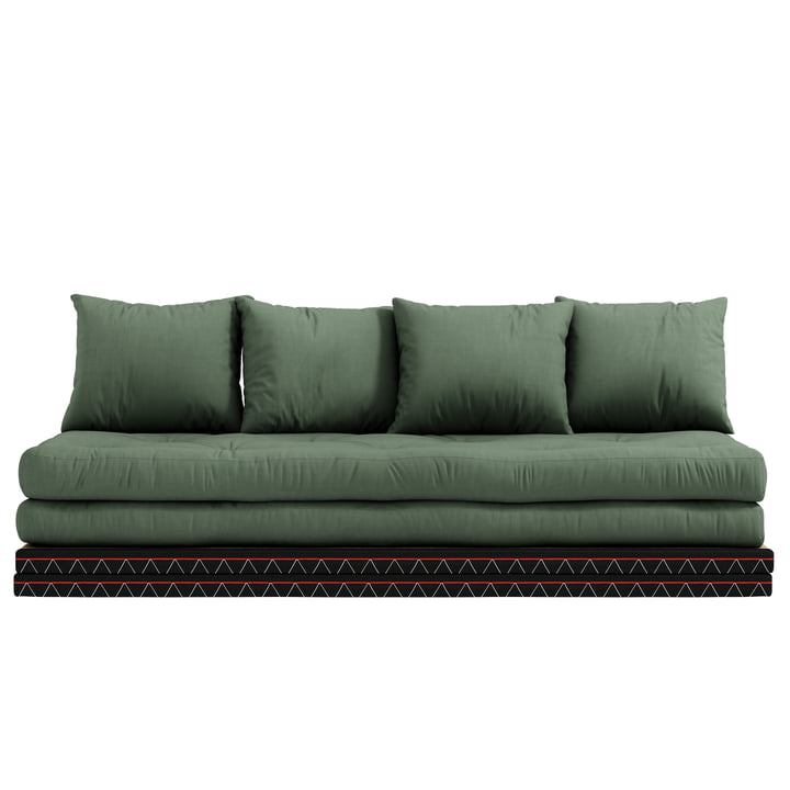 Chico Sofa bed, olive green from Karup Design