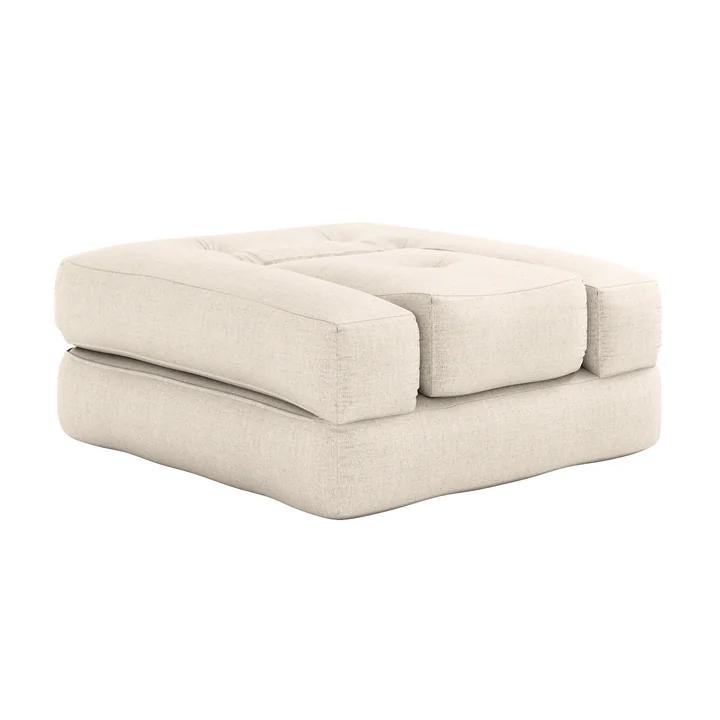 Cube Armchair bed, 90 x 190 cm, linen from Karup Design