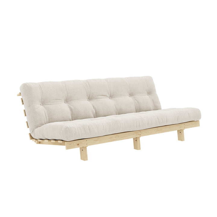 Lean Sofa bed, natural pine / ivory from Karup Design