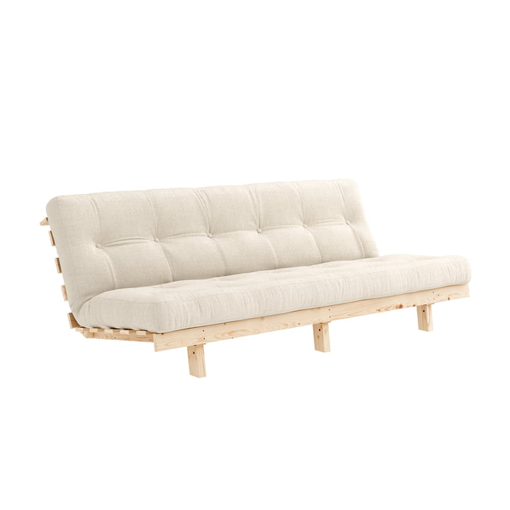 Lean Sofa bed, natural pine / linen from Karup Design