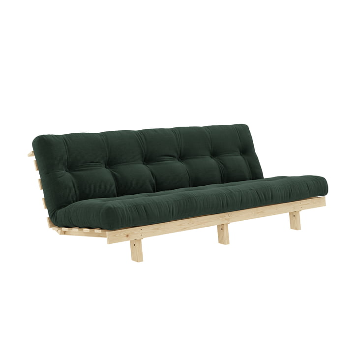 Lean Sofa bed, natural pine / seaweed from Karup Design