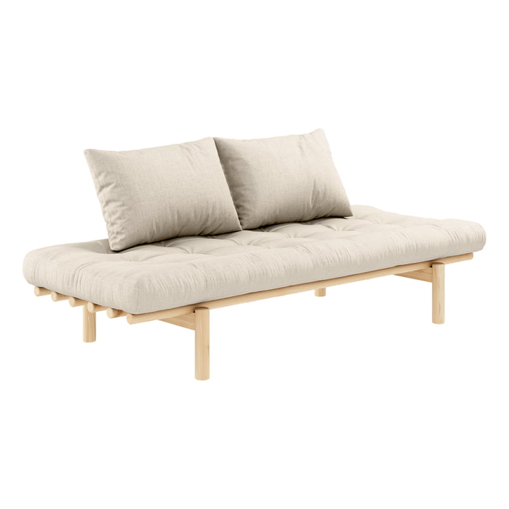 Pace daybed, natural pine / linen from Karup Design