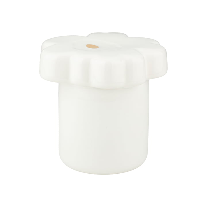 Unikko storage box, white / gold by Marimekko