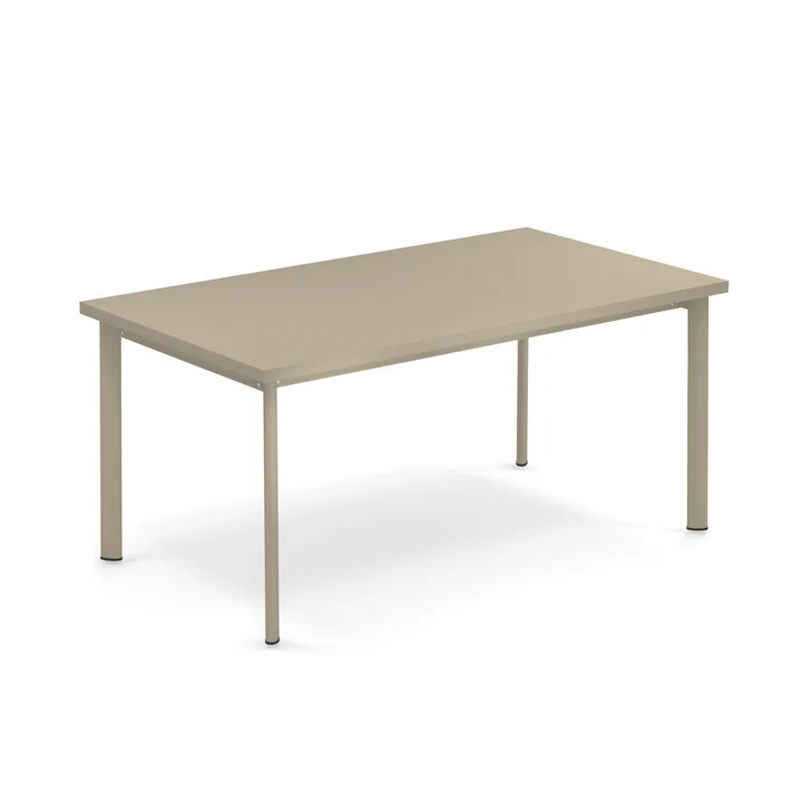 Emu - Star table H 75 cm, 160 x 90 cm, taupe