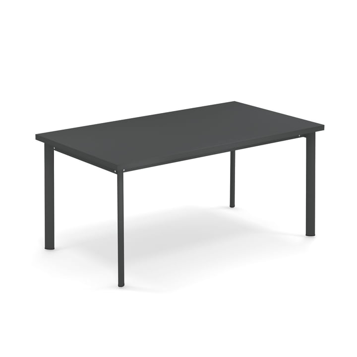 Emu - Star table H 75 cm, 160 x 90 cm, antique iron