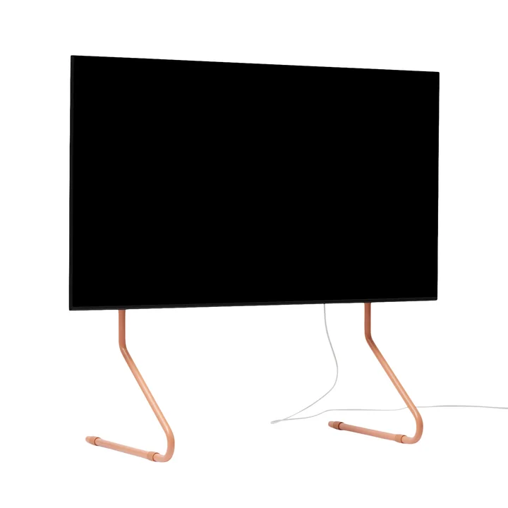 Pedestal - Sway TV stand, 40 - 70 inch, dusty rose