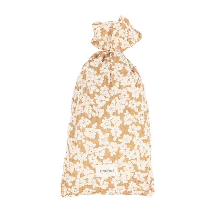 Wabi Sabi Muslin comforter cover, 150 x 200 cm, golden brown sakura by Nobodinoz