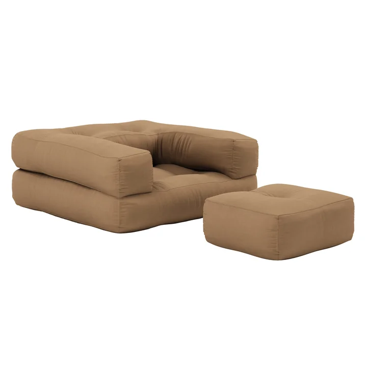 Karup Design - Mini Cube Children's futon chair, mocha