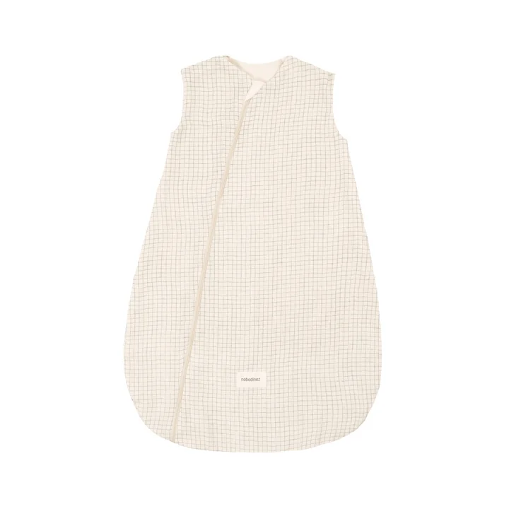 Sweety Baby -Sleeping bag 0-6 months, blue grid by Nobodinoz