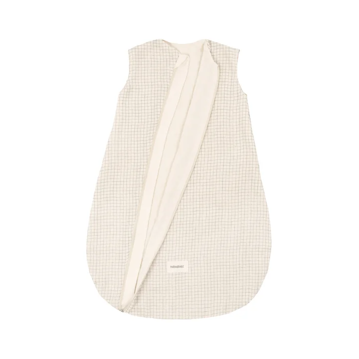 Sweety Baby -Sleeping bag 0-6 months, blue grid by Nobodinoz