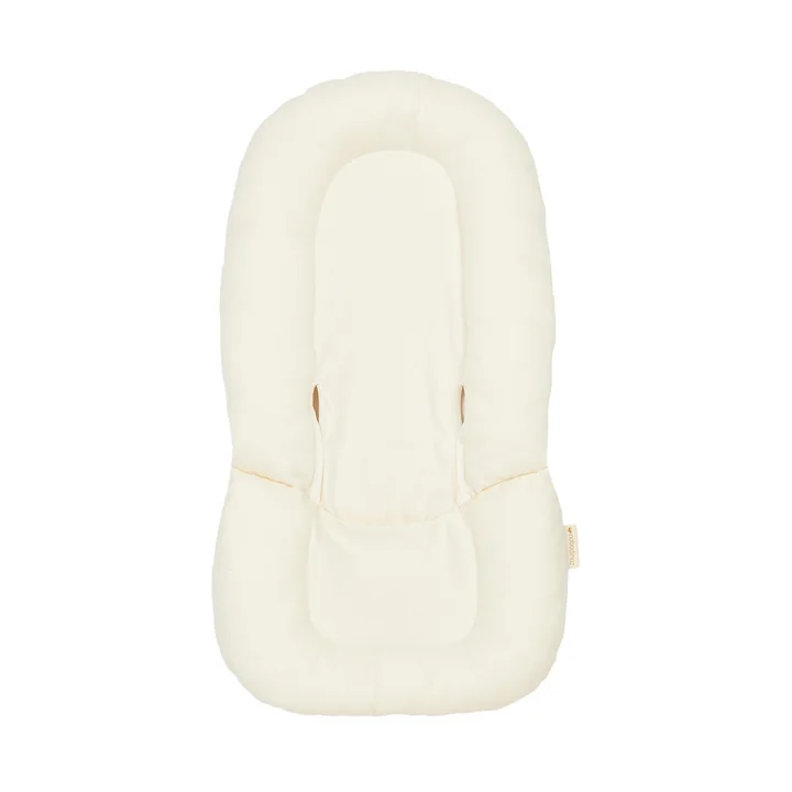 Growing Green Cushion for baby bouncer, natural (cotton twill) by Nobodinoz