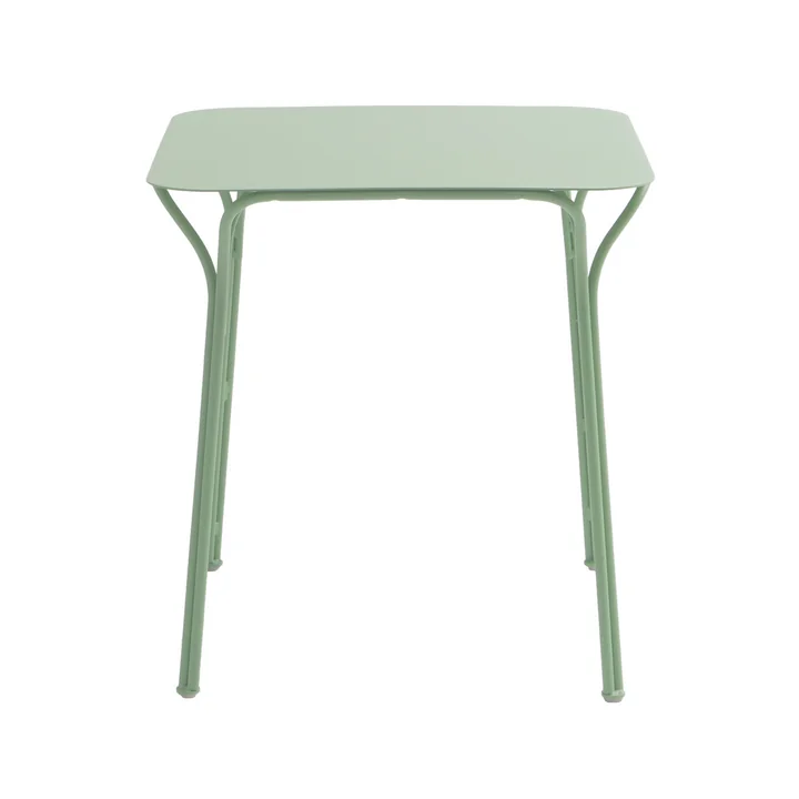 Kartell - Hiray Garden table, 70 x 70 cm, sage green