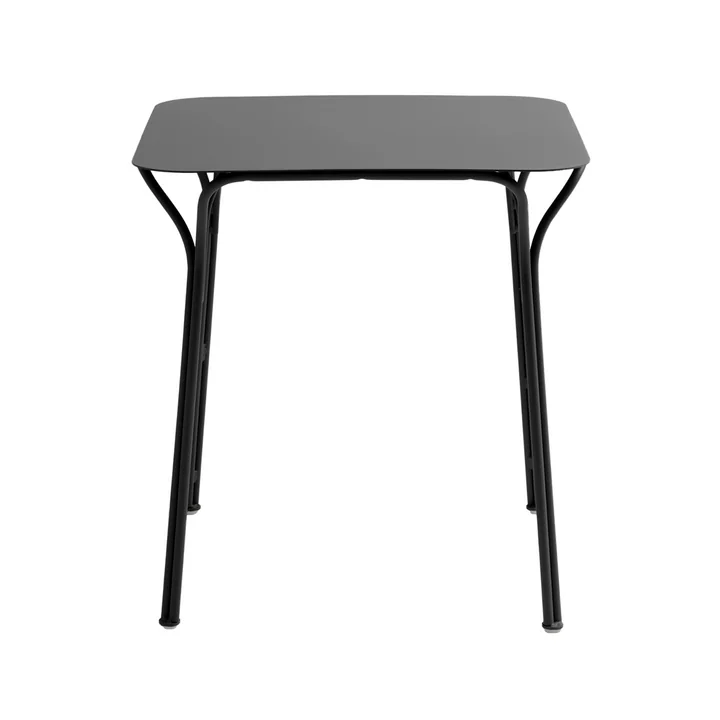 Kartell - Hiray Garden table, 70 x 70 cm, black