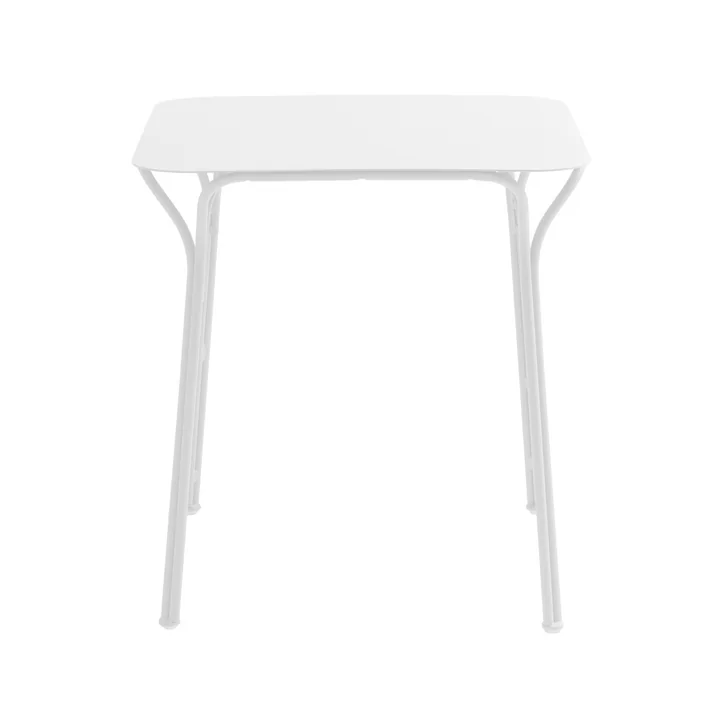 Kartell - Hiray Garden table, 70 x 70 cm, white
