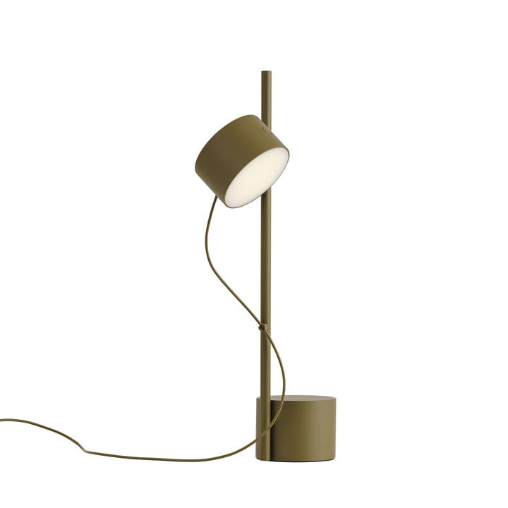 Muuto - Post LED table lamp, brown-green