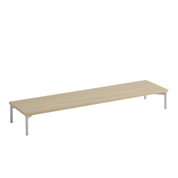 Muuto - Tube Podium for Stacked System 131 x 35 cm, oak / gray
