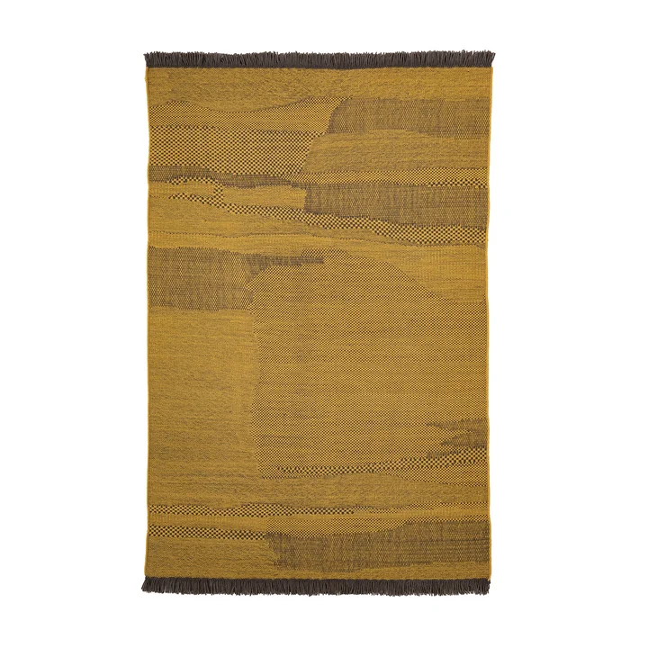 Wabisabi wool rug, 200 x 300 cm, mustard by nanimarquina