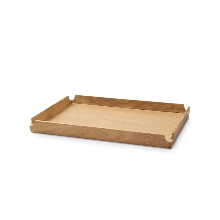 Lind DNA - Airy Teak Tray Square, M, Nupo nature / teak