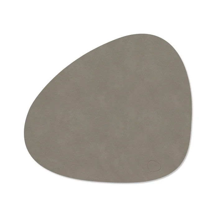 Lind DNA - Placemat Curve M, 31 x 35 cm, Nupo flint grey
