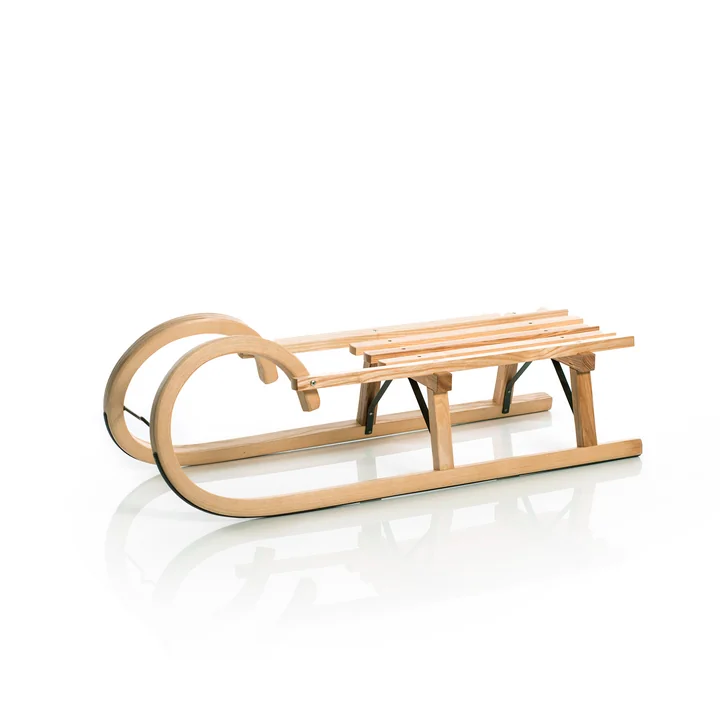 Sirch - Horn sled slatted seat 100 cm, solid oak