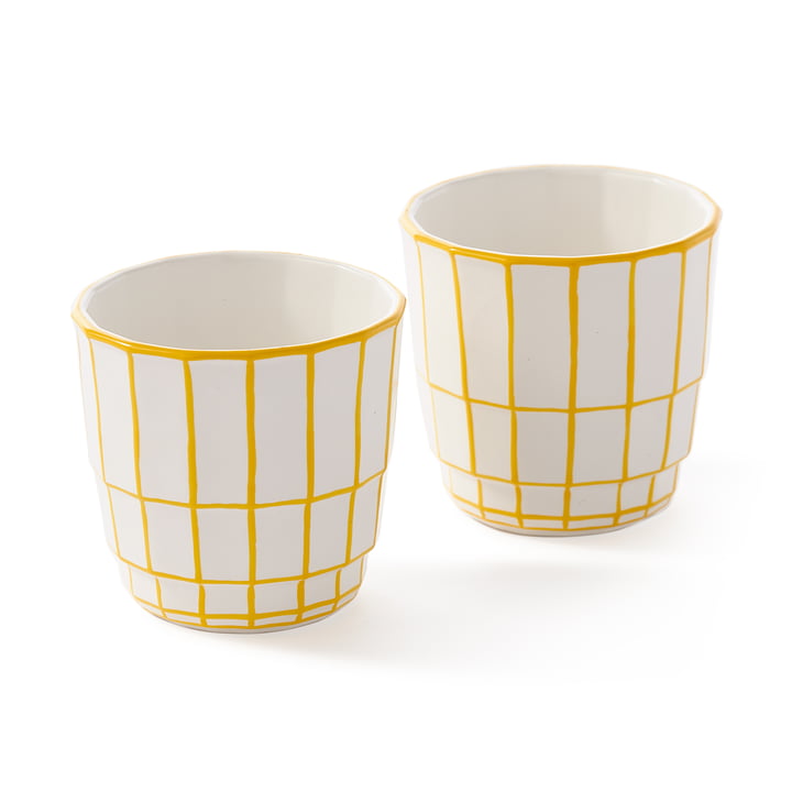 Pols Potten - Digi cup, yellow (set of 2)