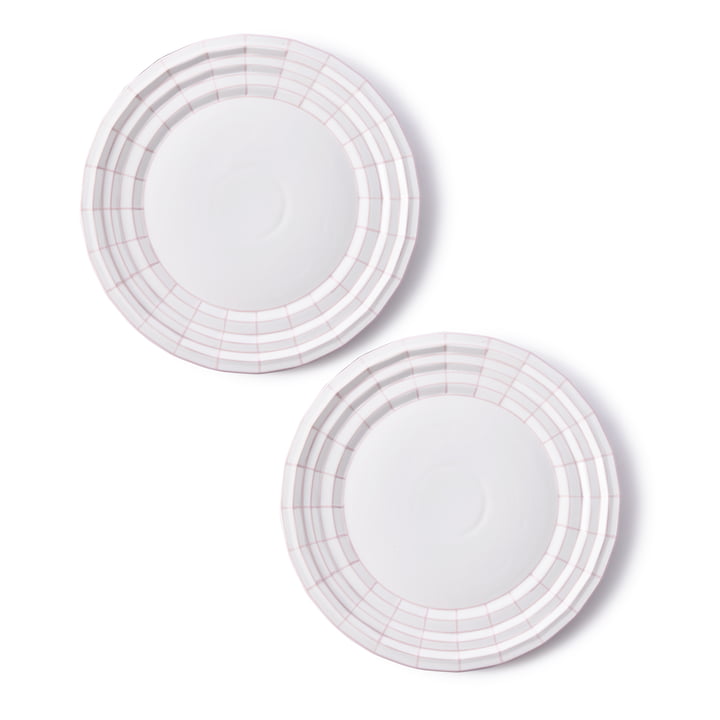 Pols Potten - Digi plate L, light pink (set of 2)