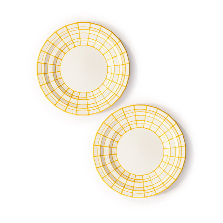 Pols Potten - Digi Plate S, yellow (set of 2)