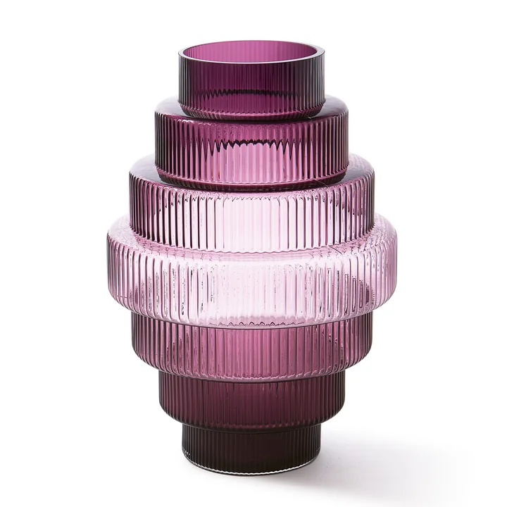 Pols Potten - Steps Vase L, dark purple