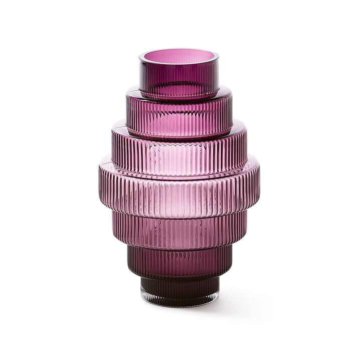 Pols Potten - Steps Vase S, dark purple