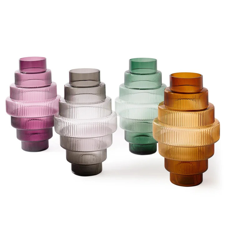 Pols Potten - Steps Vase S, dark purple