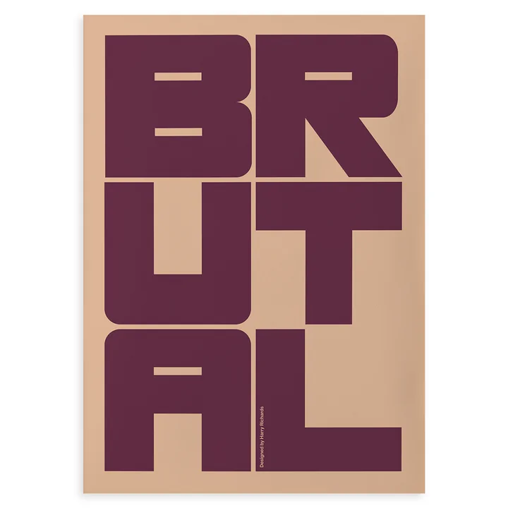 Brutal Poster from Paper Collective